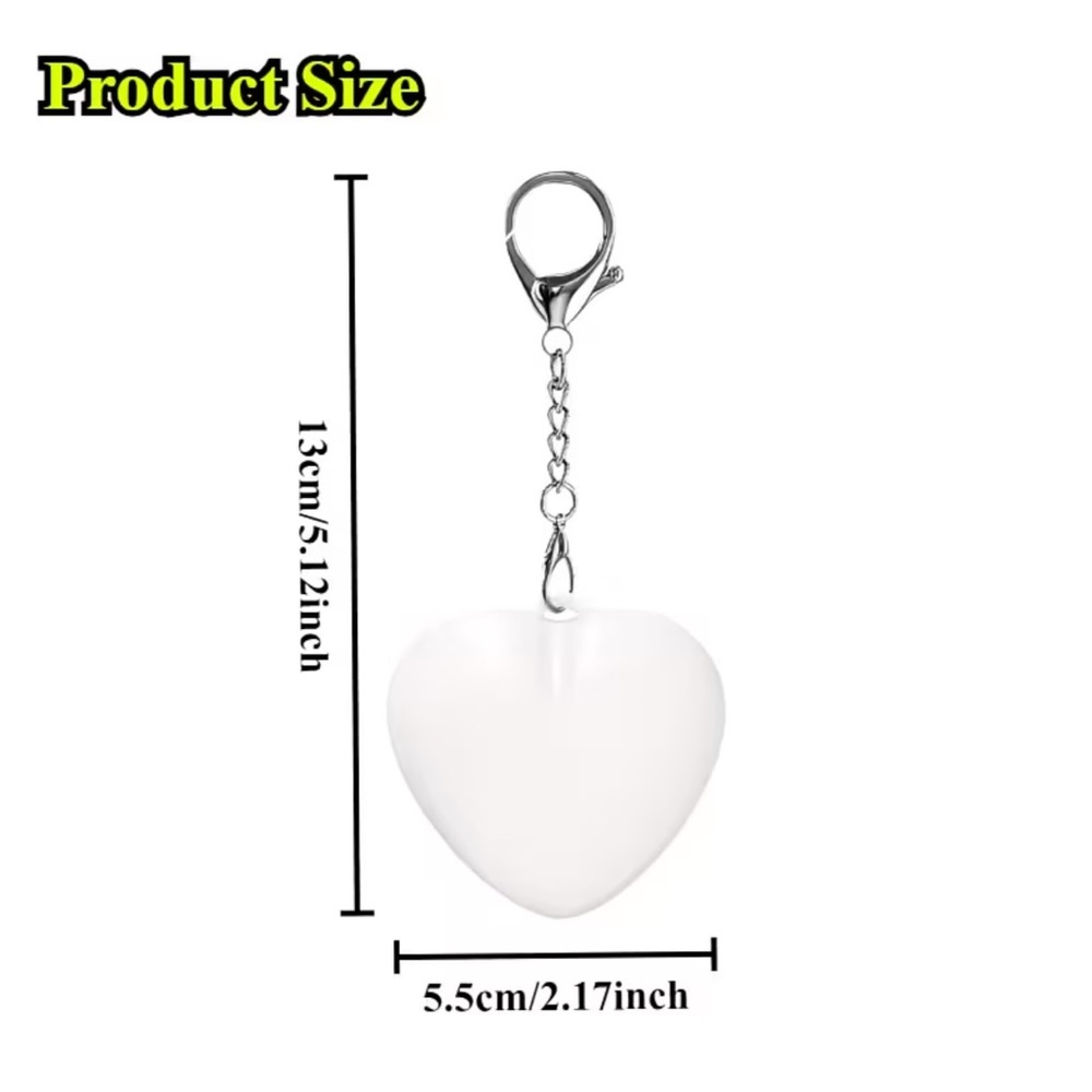 Heart-Shaped LED Keychain Light. Sensor light 💡 🤍 - Picture 5 of 7
